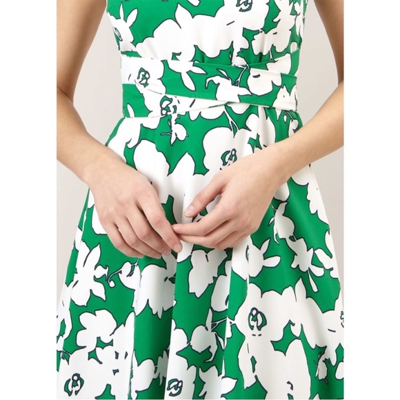 Hobbs London Fit-and-Flare Evie Dress sz. 2 - Picture 3 of 8